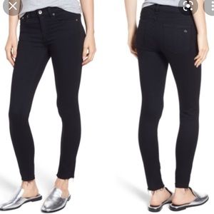 Rag & Bone Ankle Skinnies “moody black”